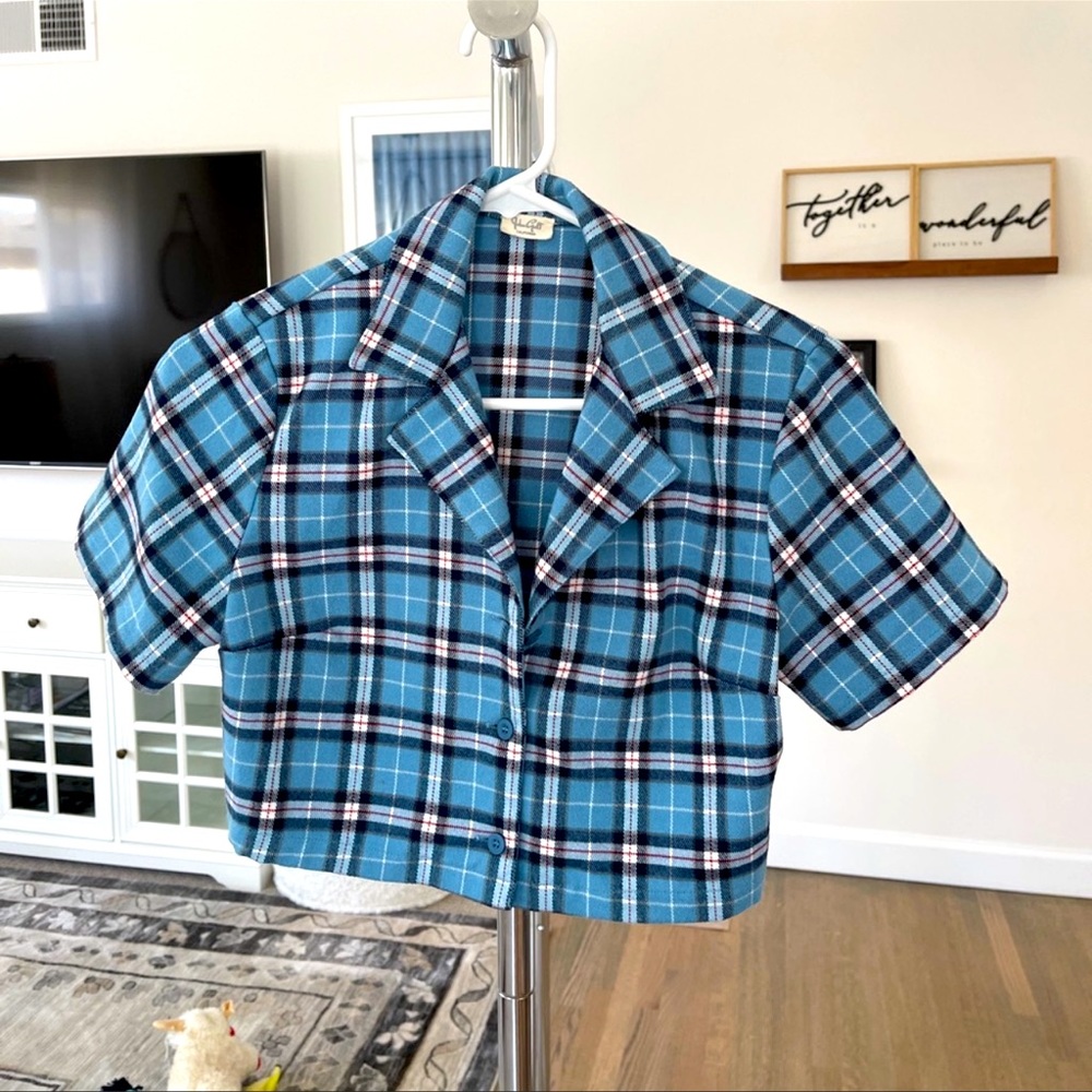 Mini cute crop top short